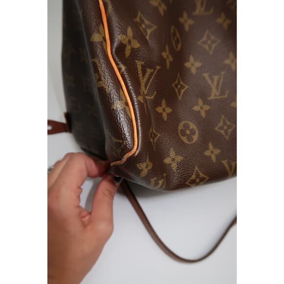 Vintage Louis Vuitton Leather Monogram Speedy Boston Hand Bag Brown - Picture 13 of 16